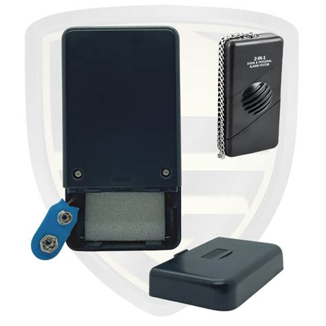 Small Taser Black: 2-in-1 Door Knob Alarm for Extra Security