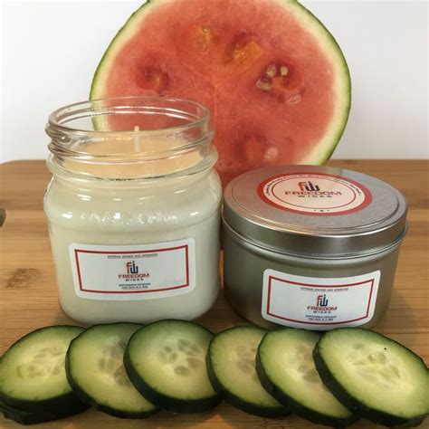 8 oz. Cucumber Melon Candle | Cucumber melon, Cucumber melon candles ...