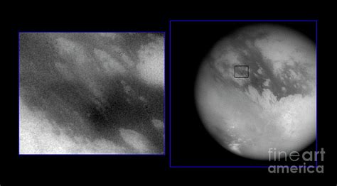 Huygens Probe's Landing Site On Titan Photograph by Nasa/science Photo ...