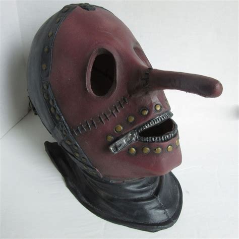 Slipknot Mask Chris Fehn Halloween Full Head Long Nose 2005 | Halloween ...