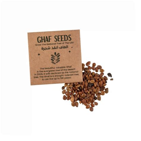 Custom Ghaf Seed Plantable Kit Printing - Merchlist