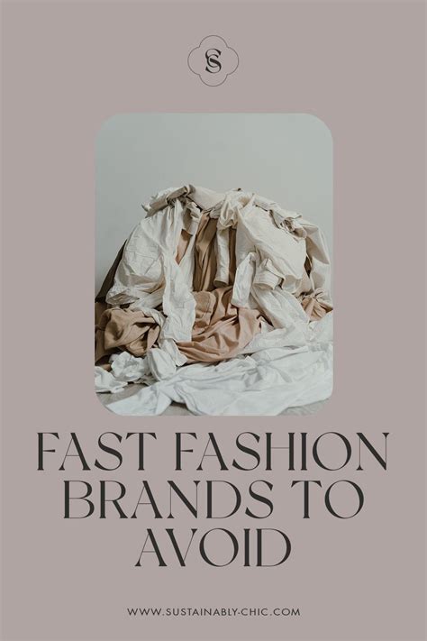 A List Of Fast Fashion Brands to Avoid & Why — Sustainably Chic Next ...