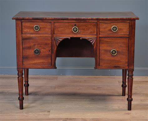 Attractive Small Antique Victorian Mahogany Writing Desk Drawers ...