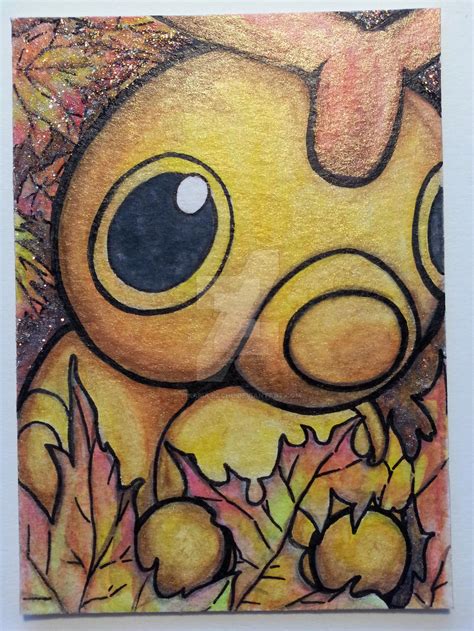 Shiny Caterpie Art Card by Pikabulbachu on DeviantArt