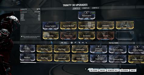 How's My Trinity Build? - Players helping Players - Warframe Forums