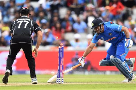 2019 World Cup | The run out against New Zealand which ended Mahendra ...