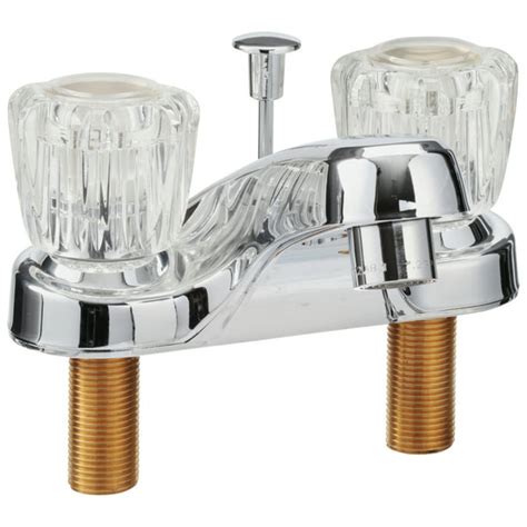 Peerless Choice Centerset Two Handle Bathroom Faucet in Chrome ...