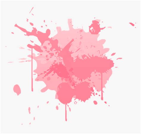 Pink Paint Png - Paint Splatter Png Pink, Transparent Png , Transparent ...