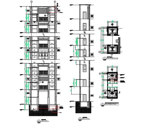 Elevator Shaft Drawings Plan