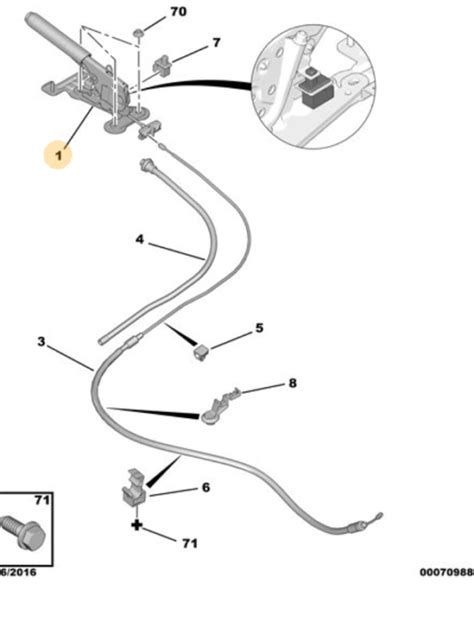 Citroen DS3 Handbrake Lever | Genuine Citroen Parts