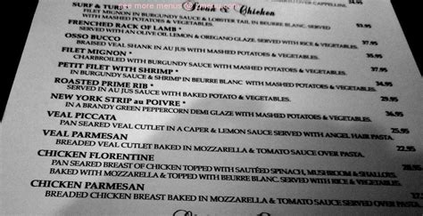 Menu at Old Tavernier Restaurant & Lounge, Tavernier