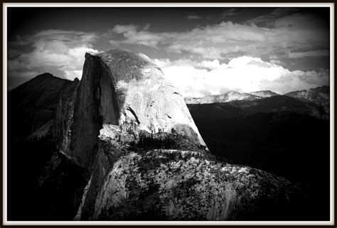 My Ansel Adams inspired shot of half Dome in Yosemite. I was loving ...