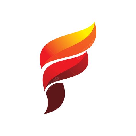 Unique Fiery Letter F Logo Design, F, Logo, Design PNG and Vector with ...