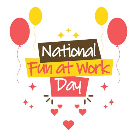 National Fun at Work Day background. 16640795 Vector Art at Vecteezy