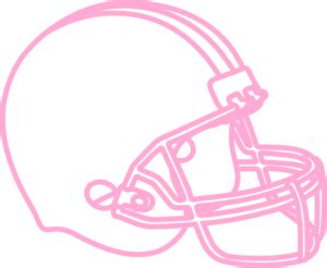 Pink Football Helmet Clip Art at Clker.com - vector clip art online ...