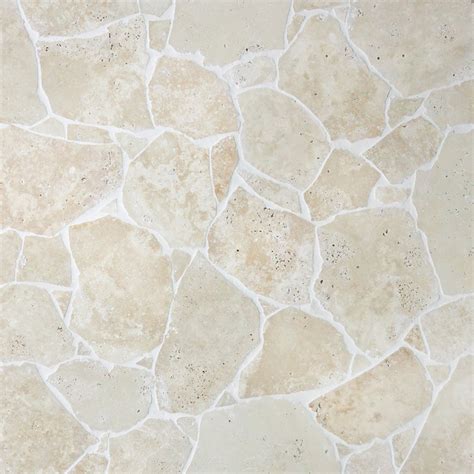 Classic-Light-Travertine-Crazy-Pave-1 | Stone wall cladding, Crazy ...