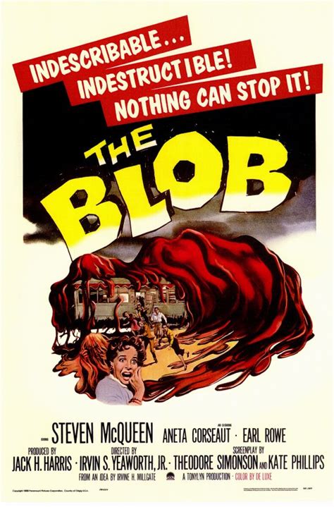 The Blob Movie Posters From Movie Poster Shop