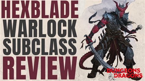 Hexblade Warlock - D&D 5e Subclass Series - YouTube