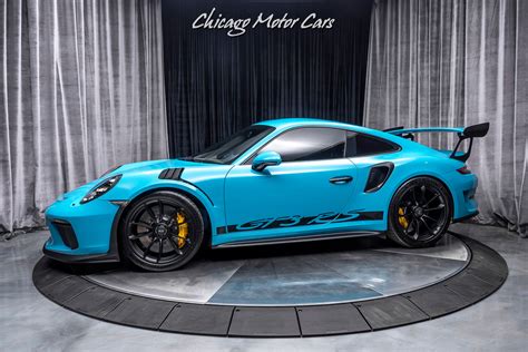 Used 2019 Porsche 911 GT3 RS Coupe - Miami Blue! Only 2800 Miles ...