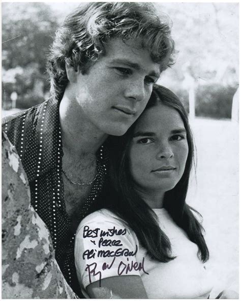 Ryan O’Neal and Ali MacGraw – Signed Photo – Love Story - SignedForCharity