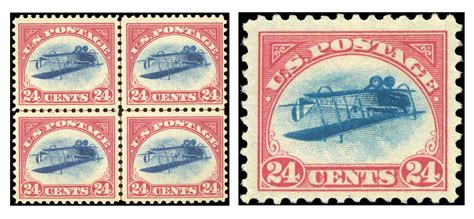 Record Price For An Inverted Jenny Unique Centerline Block Of ...