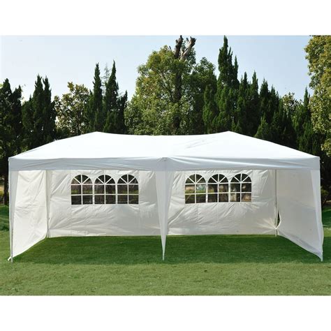 Clevr 10'x20' Wedding Party Canopy Tent, Removable Sidewalls with ...