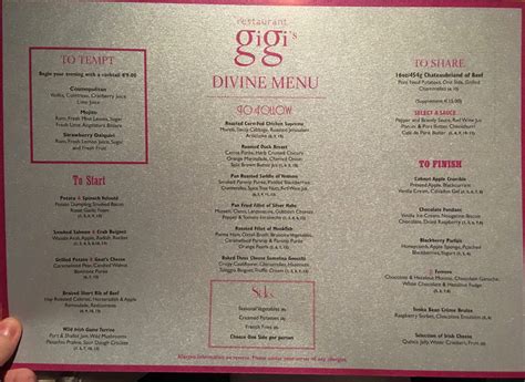 divine menu gigis restaurant G hotel galway gastrogays – GastroGays