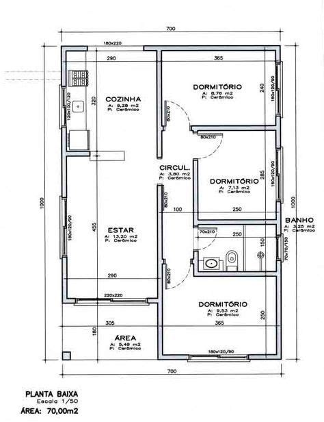 Planta Baixa em 2020 | Planta baixa com medidas, Planta baixa ...