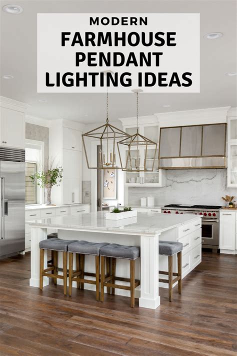 Modern Farmhouse Pendant Lighting Ideas - My Modern White Farmhouse