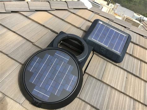 Sunrise Solar Powered Attic Fans - Circle City Skylights