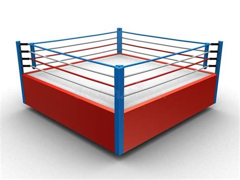 Boxing ring. 3d rendered illustration of a boxing arena , #spon, # ...