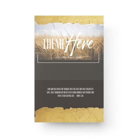 Church Bulletin Covers - Harvest YEARLY THEME | ProChurch