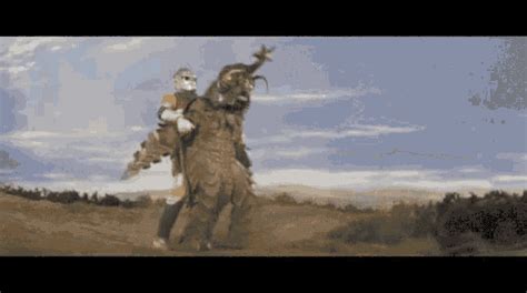 Godzilla Tagteam GIF - Godzilla Tagteam Dropkick - Discover & Share GIFs