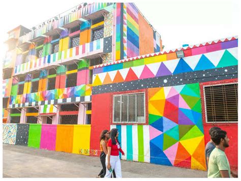 Mumbai gets a colourful artistic makeover for the ongoing urban art ...