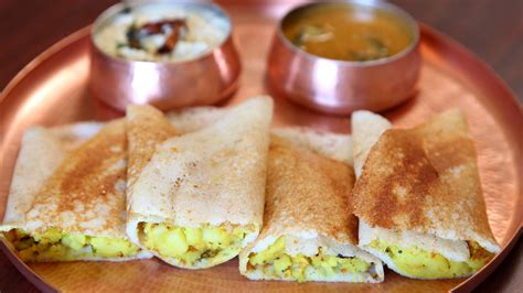 Masala Dosa Recipe | Popular South Indian Breakfast Recipe | Divine ...