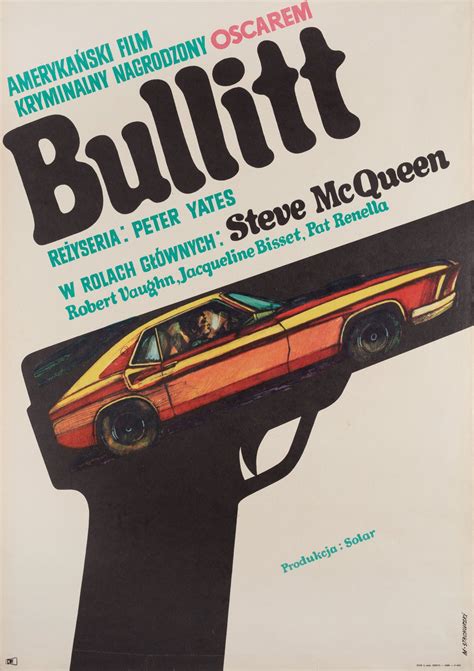 Bullitt Original 1968 Polish A1 Movie Poster - Posteritati Movie Poster ...