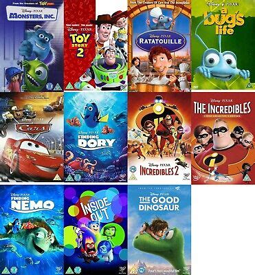 Walt Disney / Pixar DVD Film Movie Classics Multi Buy Discount Family ...