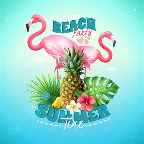 Free Vector | Beach party background