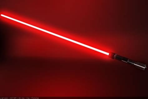 Red Lightsaber by Raju7 | Red lightsaber, Star wars background, Star ...