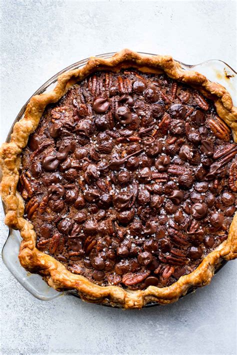 Dark Chocolate Pecan Pie - Sallys Baking Addiction