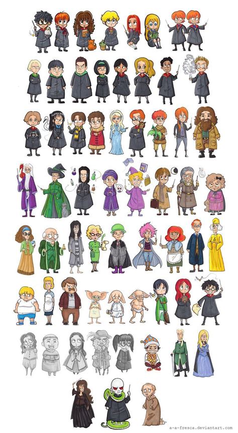 Harry Potter - Characters by A-A-Fresca.deviantart.com on @deviantART ...