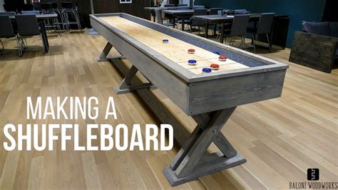 Diy Shuffleboard Table Reddit : 16 | Shuffleboard table, Diy pool table ...