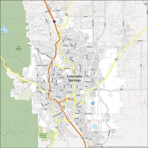 Map Colorado Springs Colorado – Get Map Update