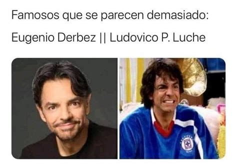 Famosos que se parecen demasiado: Eugenio Derbez // Ludovico P. Luche ...