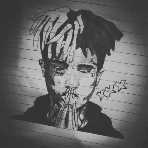 Easy Drawings Of Xxxtentacion Sad