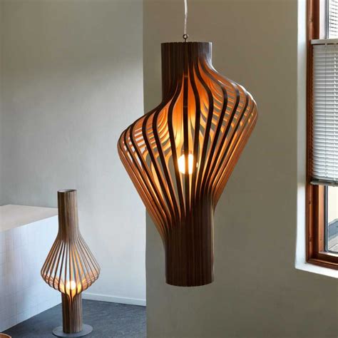 Diva pendant lamp, walnut - Peter Natedal och Thomas Kalvatn Egset ...