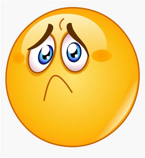 Sad Face Emoji Clipart Png - Goimages Zone