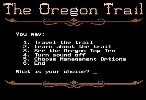 Play The Oregon Trail Game Online - MCMROSE