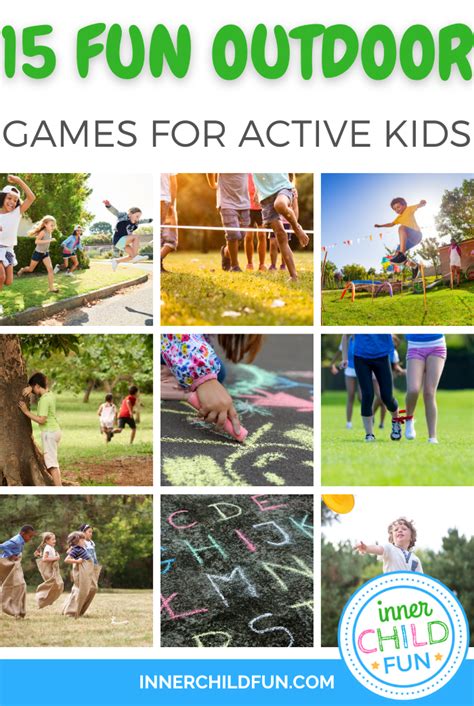 15 Fun and Active Outdoor Games for Kids - Inner Child Fun