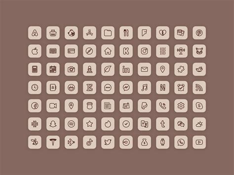 Review Of Brown App Icons Aesthetic Messages 2022